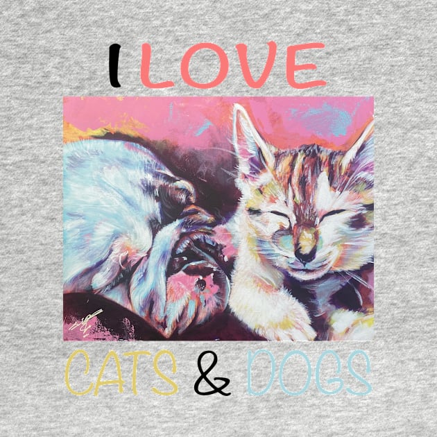 I Love Cats and Dogs Too by SPortisJr